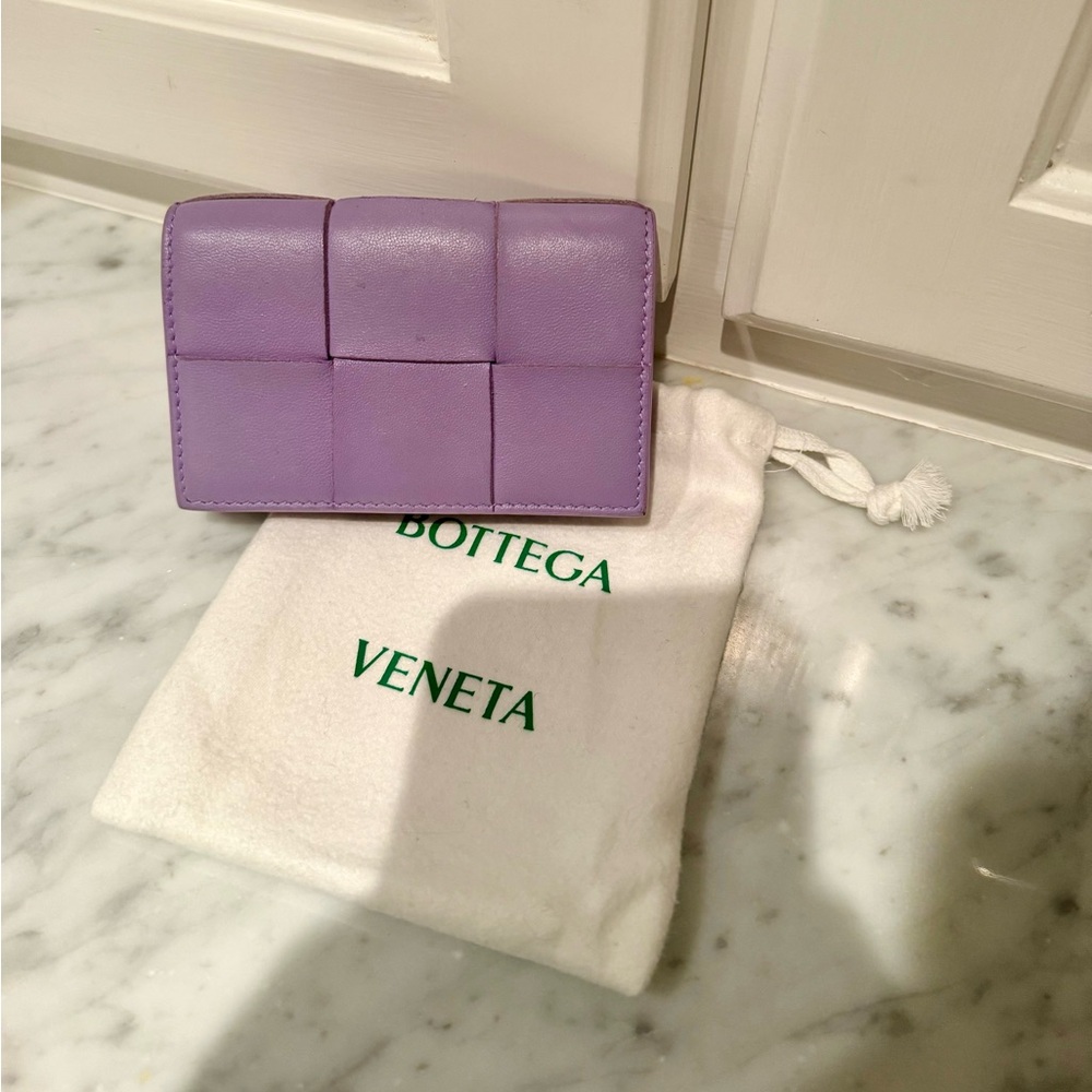 Bottega Veneta Purple Wallet